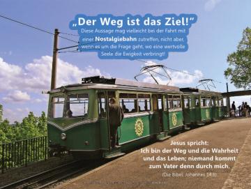 Poster A4: Historische Zahnradbahn