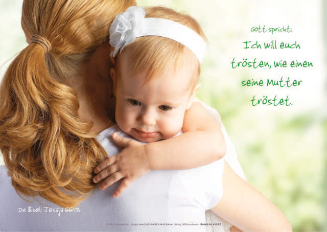Poster A4 - Mutter und Tochter - Jesaja 66,13