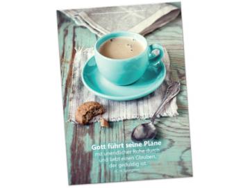 Poster A1: Tasse mit frisch gebrühtem Kaffee - Hochformat