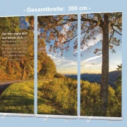 Bestatterbedarf: Roll-Up-Display "Herbstlandschaft" - 3 x 2 m