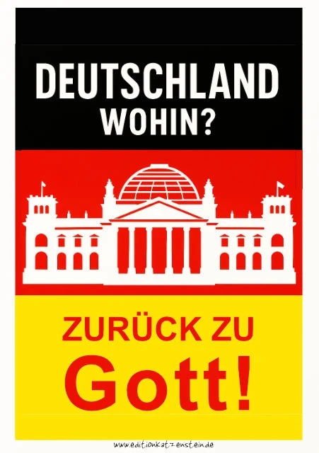 Christliches Poster A1 - Deutschland wohin?“