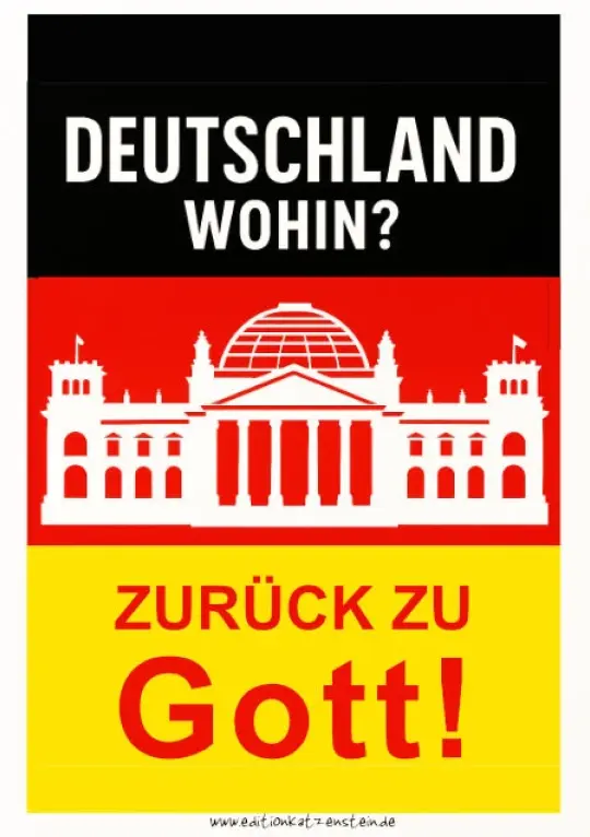 Christliches Poster A1 - Deutschland wohin?“