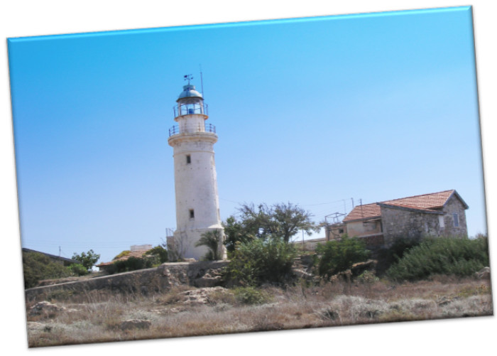 Leinwanddruck: Leuchtturm, Paphos II