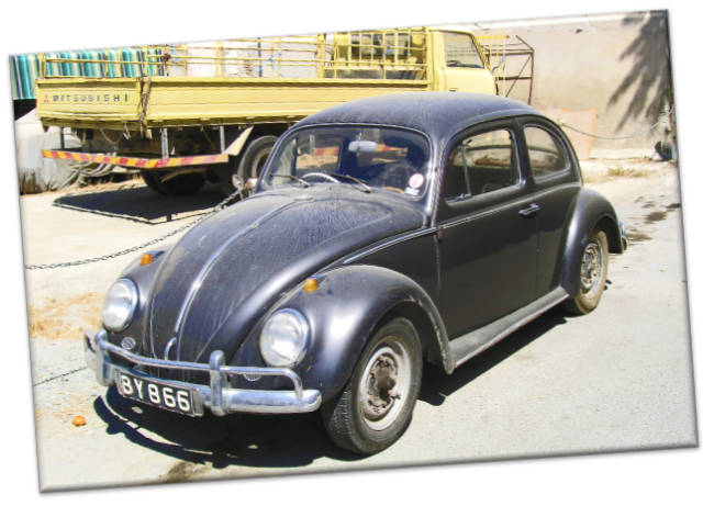 Leinwanddruck: Volkswagen Käfer Export