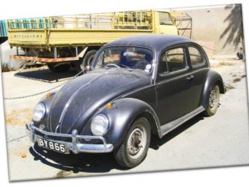 Leinwanddruck: Volkswagen Käfer Export