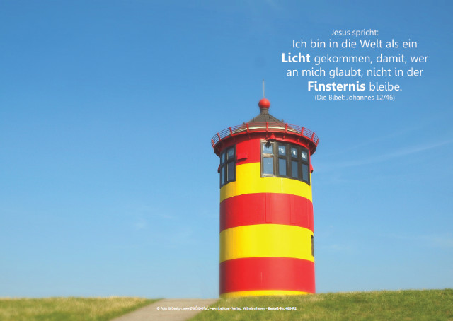 Poster A3: Leuchtturm Pilsum, Nordsee