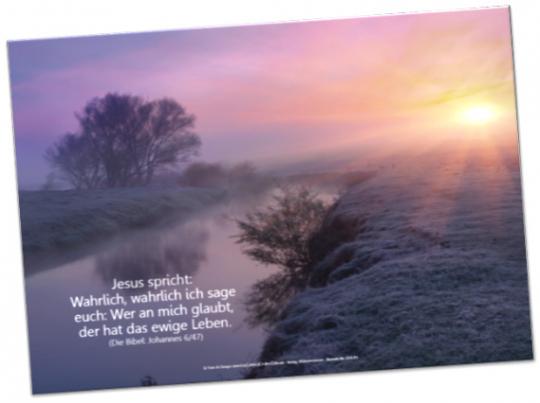Poster A3: Flusslandschaft