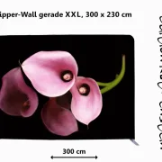 Bestatterbedarf -Zipper-Wall - Calla-Blüten