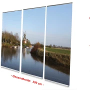 Bestatterbedarf: L-Banner Display 3er-Set "Greetsiel in Abendstimmung"