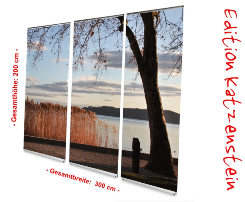 Bestatterbedarf: L-Banner Display "Abendstimmung am Plattensee"