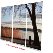 Bestatterbedarf: L-Banner Display "Abendstimmung am Plattensee"