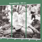 Bestatterbedarf: Roll-Up Display Set "Rhododendron Blüten in Hellgelb