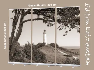 Bestatterberbedarf: Roll-Up Display - Leuchtturm Dornbusch-Hiddensee