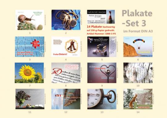 Poster A3 - 14-Stück-Set - 3