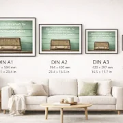 Christliches Poster A2 - Altes Radio