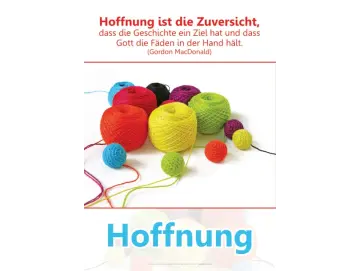 Schaukasten-Poster A2 - Bunte Garnknäuel-Hochformat