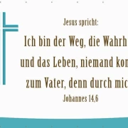 Kirchenbedarf Bibelvers-Wand-Banner XXL-Hebräer 13,8