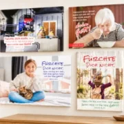 Leinwandbild Jahreslosung 2027: Feuerwehrmann hilft Ehepaar