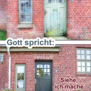 Leinwanddruck Jahreslosung 2024: Betagtes Ehepaar beim Spaziergang