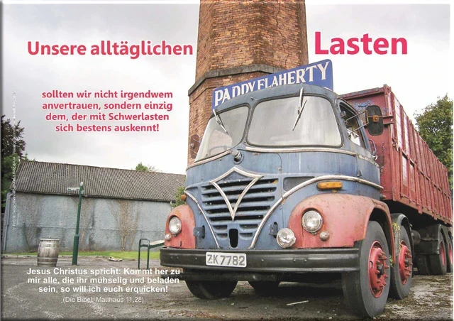 Leinwanddruck: Oldtimer Lastwagen