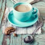 Leinwanddruck: Tasse mit frisch gebrühtem Kaffee