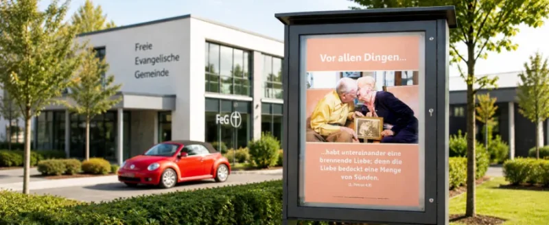 Liebe sichtbar machen – Warum gerade Liebesbotschaften im Schaukasten Menschen berühren