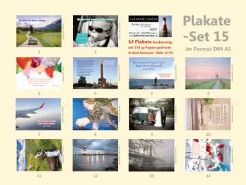Poster A1 Set 15 - Schaukastenplakate