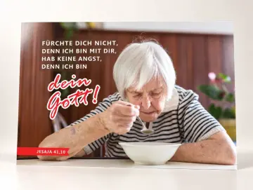 Poster Jahreslosung 2027 DIN A1 – Du bist nicht allein