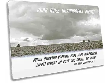 Postkarte - Unwetterwolken über Gemüsefeld