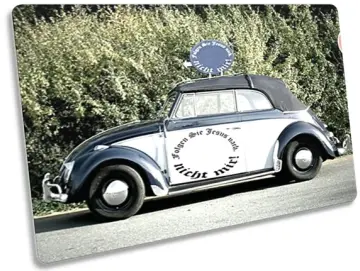 Postkarte - VW Käfer Cabrio Oldtimer