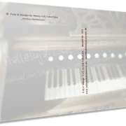 Postkarte: Altes Harmonium