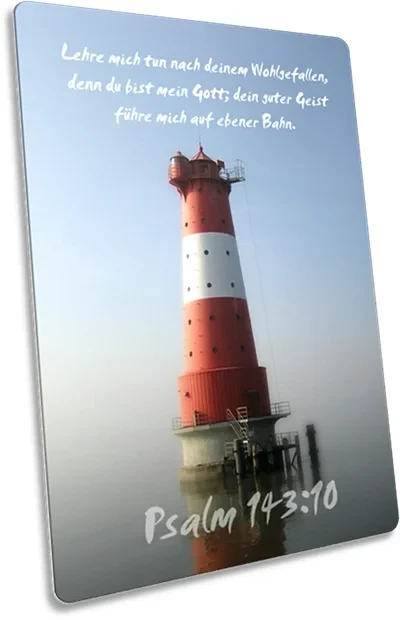 Postkarte: Arngaster Leuchtturm