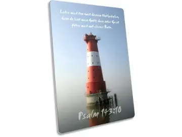 Postkarte: Arngaster Leuchtturm