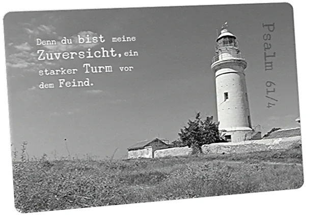 Postkarte: Britischer Leuchtturm Paphos