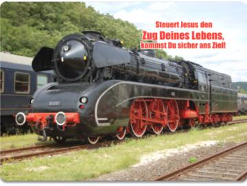 Postkarte: Dampflokomotive - DB-Baureihe 10
