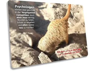 Postkarte: Erdmännchen beim Graben