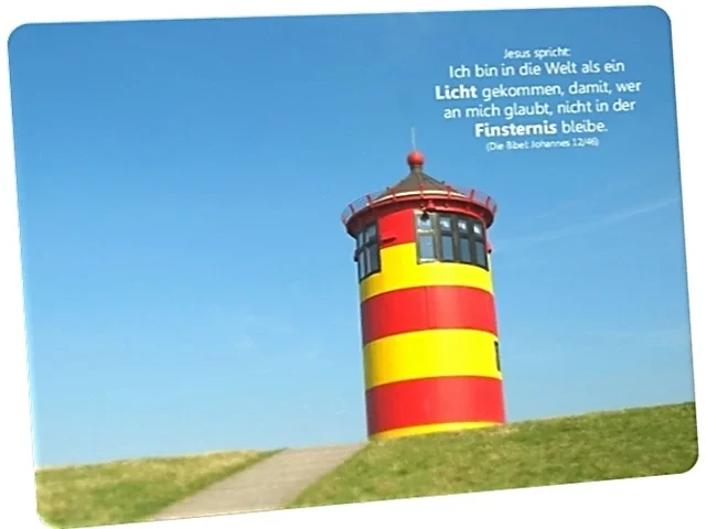 Postkarte: Leuchtturm Pilsum - Otto Leuchtturm