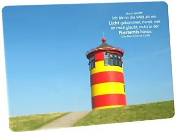 Postkarte: Leuchtturm Pilsum