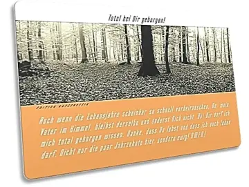 Postkarte: Morgenwald