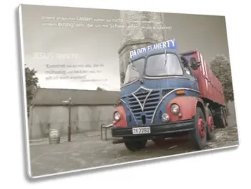 Postkarte: Oldtimer Lastwagen