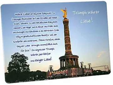 Postkarte: Siegessäule, Berlin