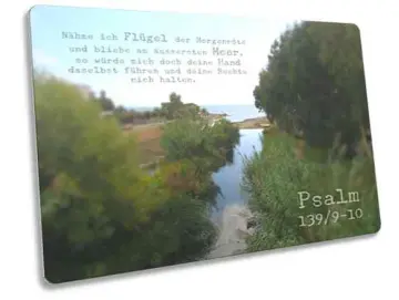 Postkarte: Verträumte Flussmündung