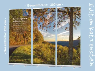 Kirchenbedarf: Roll-Up-Display "Herbstlandschaft" - 3 x 2 m