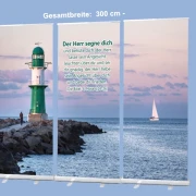 Roll-Up-Display - Westmolenfeuer Warnemünde - 300x200cm