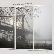 Roll-Up Display "KW-Brücke im Nebel" - Trauerfeier-Deko, Bestatter