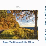 Zipper-Wall, Bestatterbedarf: Herbstlandschaft