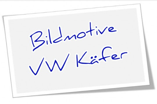 Postkarten VW Käfer - Volkswagen Karten