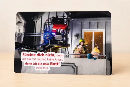 Postkarte zur Jahreslosung 2027 der Edition Katzenstein