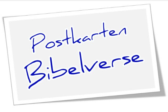 Christliche Postkarten - Bibelverse - Karten